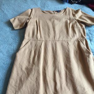 Lands'End work wear fitted plus size dress